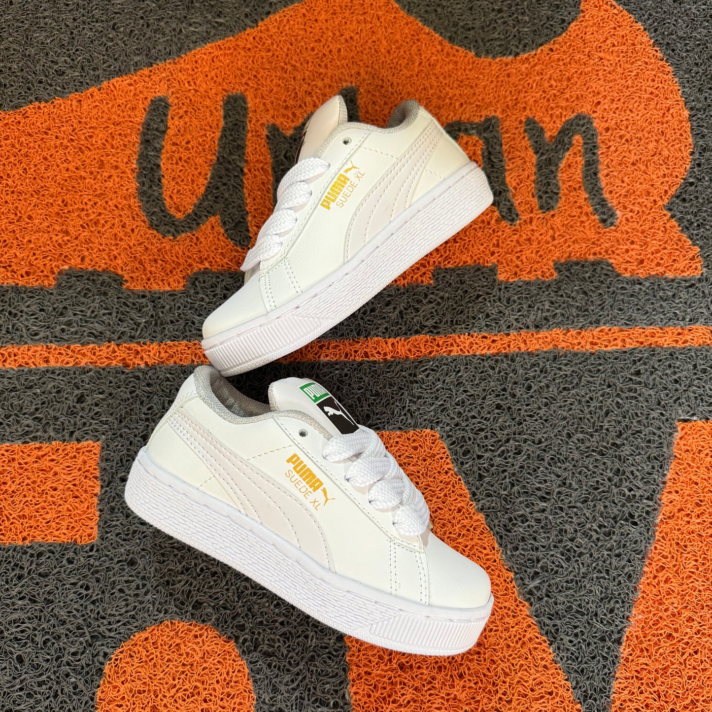 PUMA SUEDE XL BLANCO NIÑO