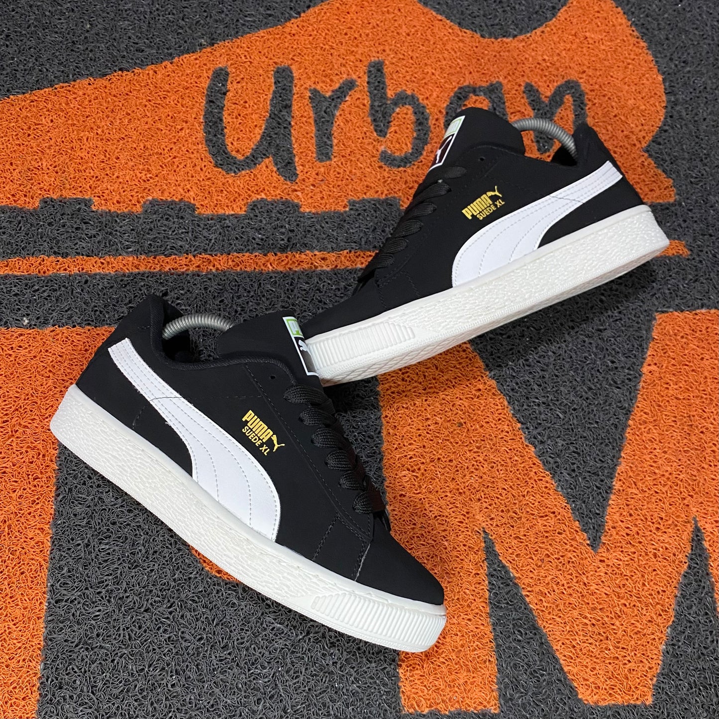 PUMA SUEDE XL NEGRO X MARFIL