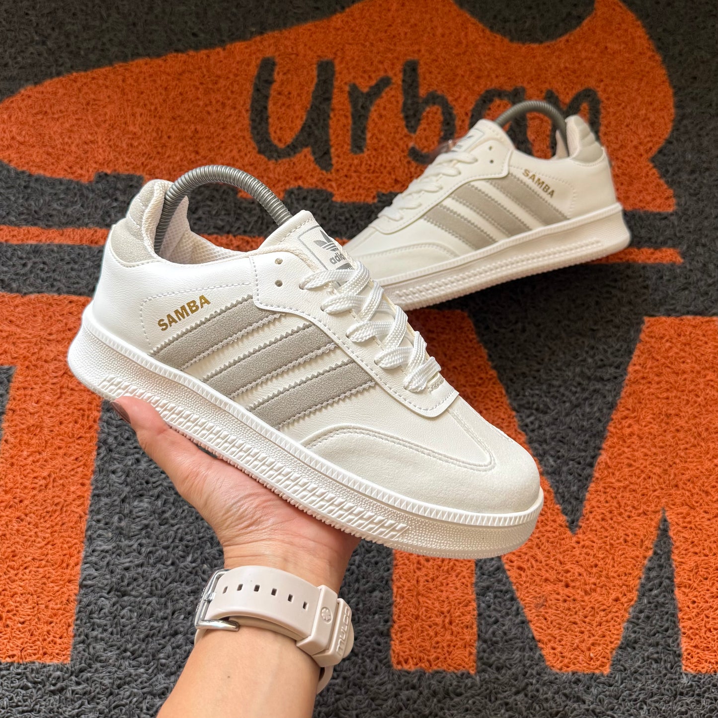 SAMBA BLANCO GRIS MUJER