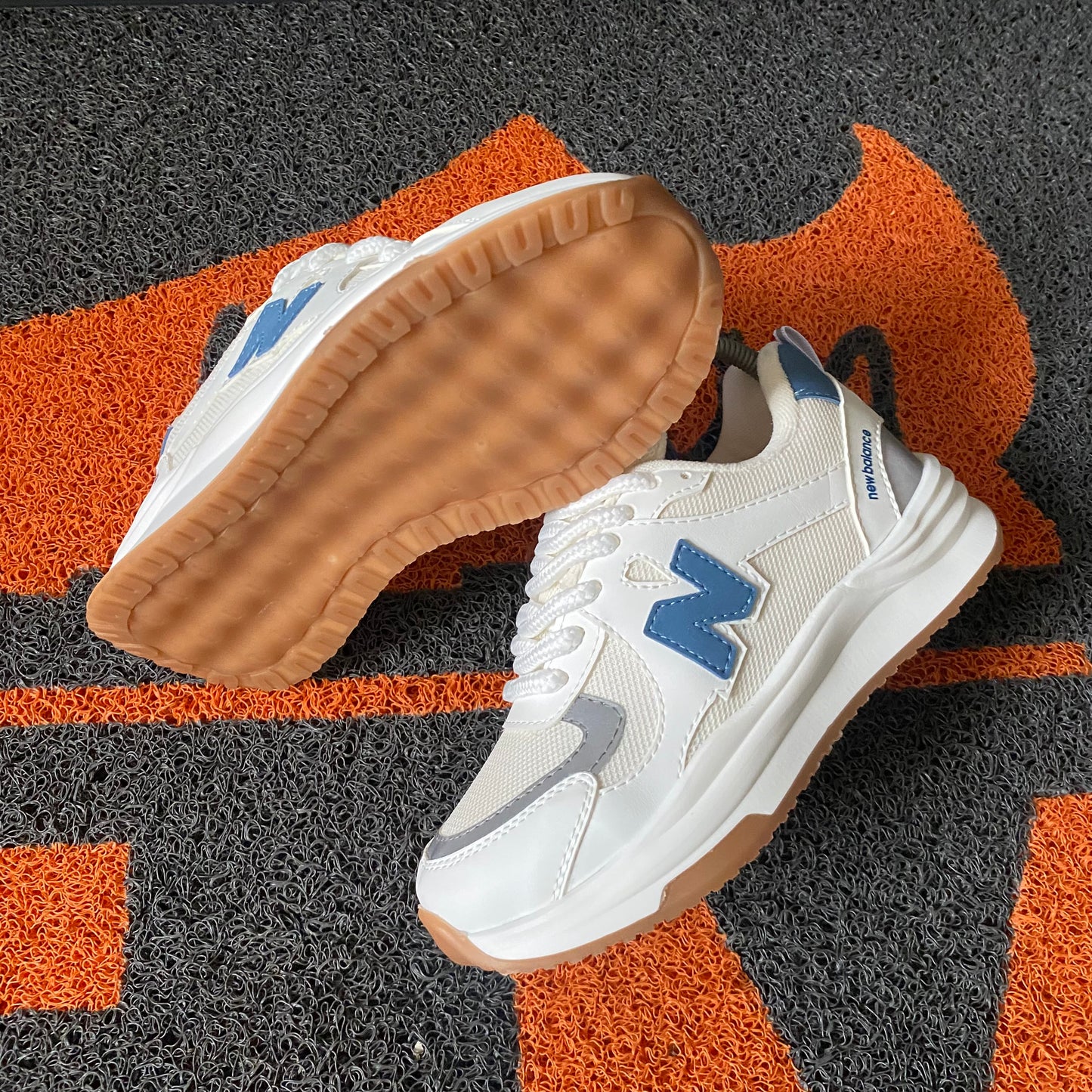 NEW BALANCE MARFIL X AZUL