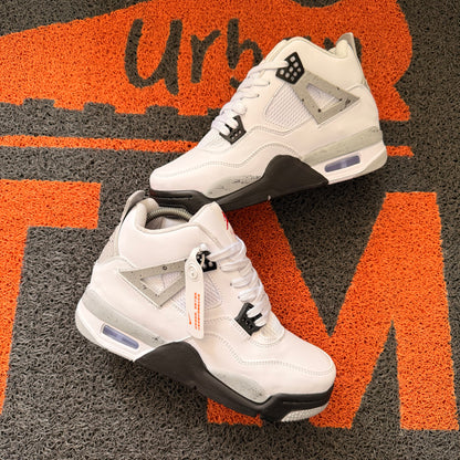 RETRO 4 BLANCO X GRIS