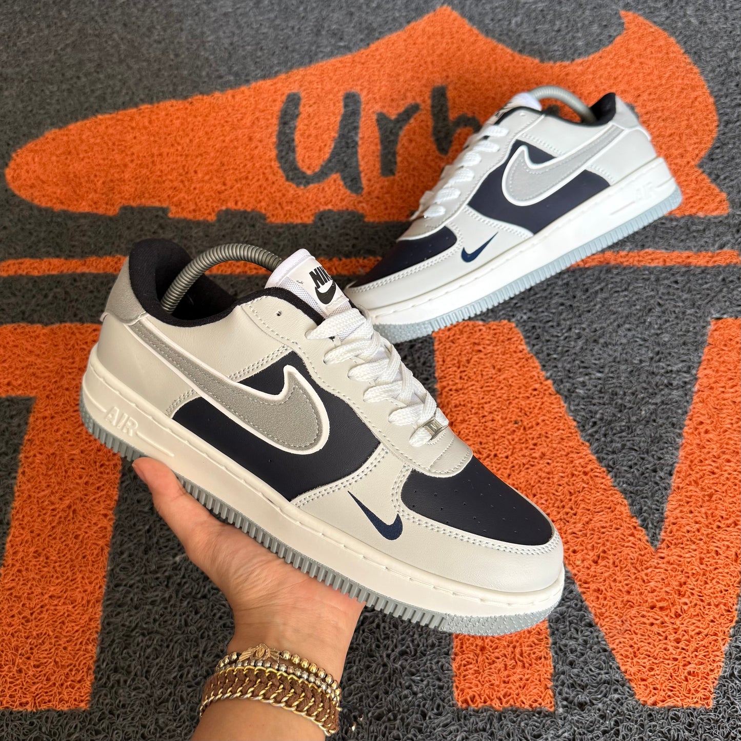 AF1 GRIS X AZUL