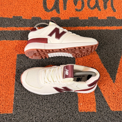 NEW BALANCE MARFIL X VINOTINTO MUJER