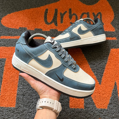 AF1 BLANCO X AZUL PETROLEO