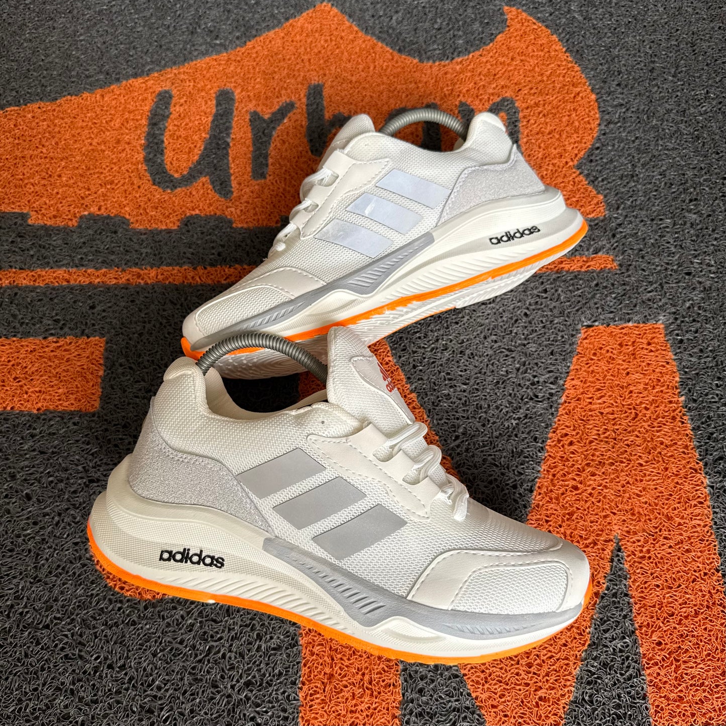 ADIDAS RUNNING MARFIL X NARANJA