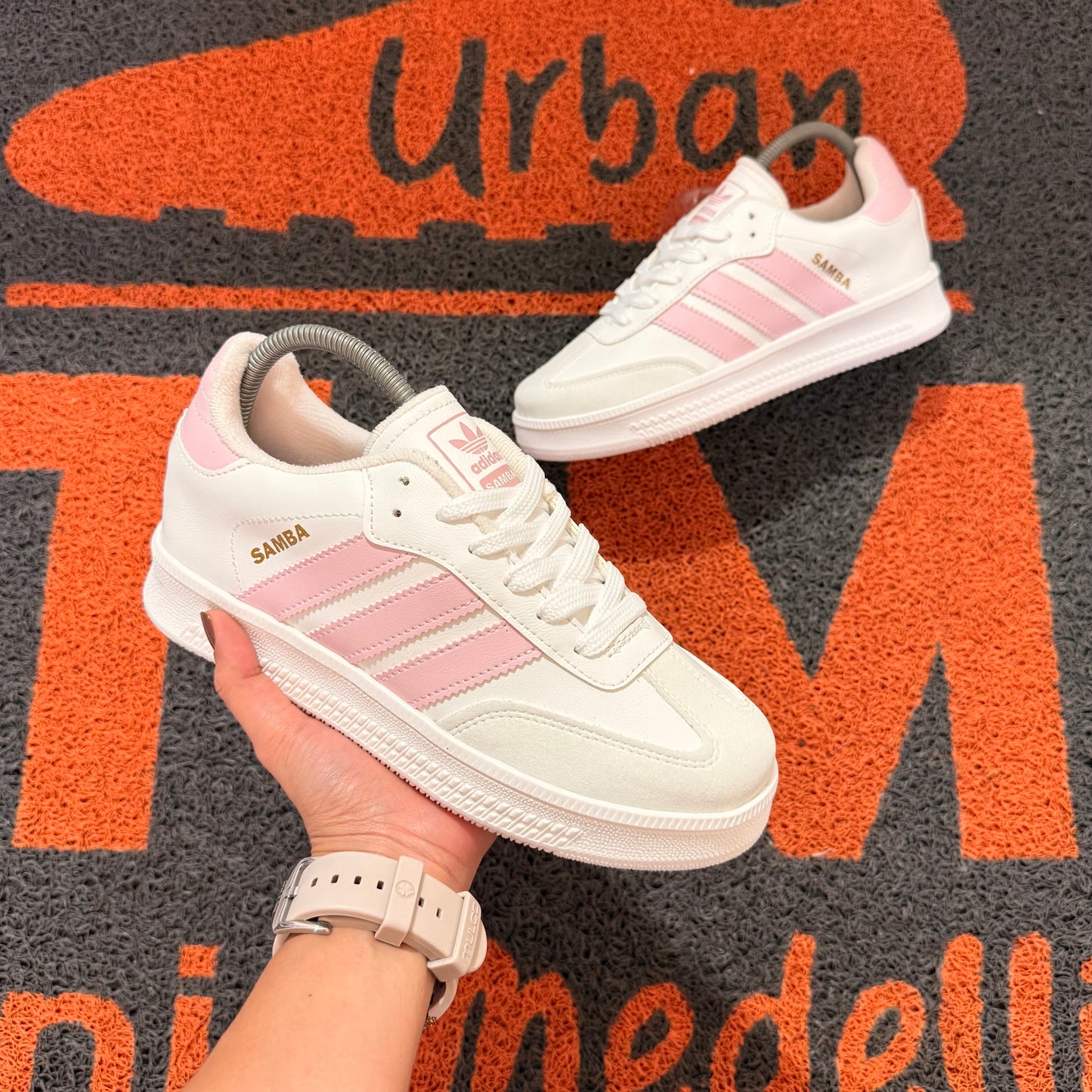 SAMBA BLANCO ROSADO MUJER