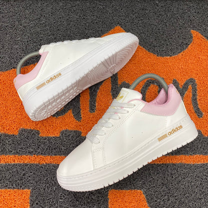 ADIDAS STAN BLANCO X ROSA