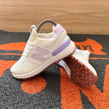 NEW BALANCE BLANCO LILA MUJER