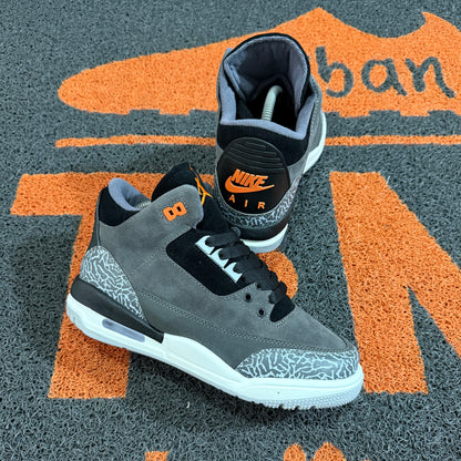 RETRO 3 GRIS X NARANJA