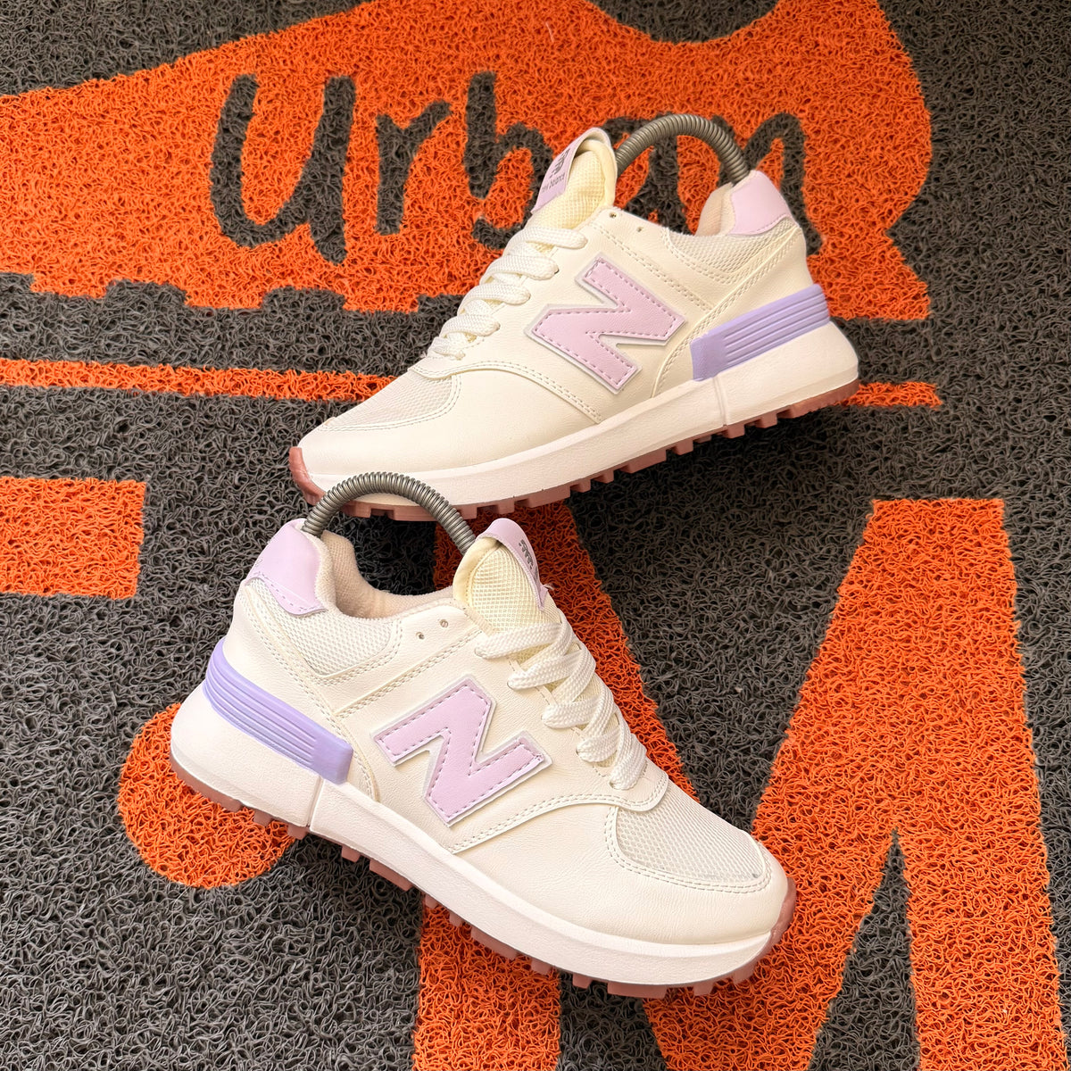 NEW BALANCE BLANCO LILA MUJER