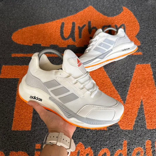 ADIDAS RUNNING FALCON MARFIL X NARANJA