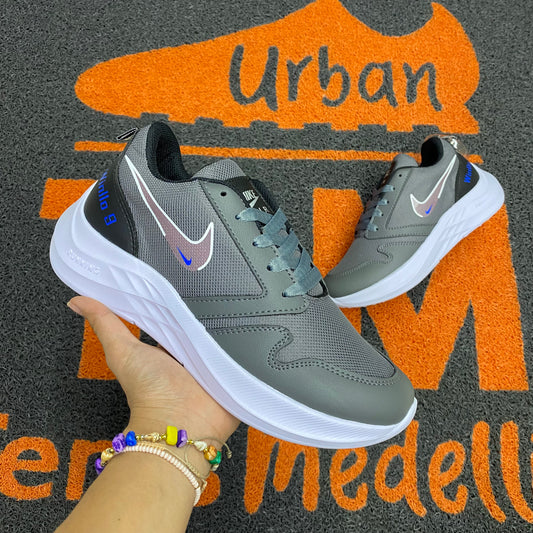 NIKE RUNNING 9 GRIS