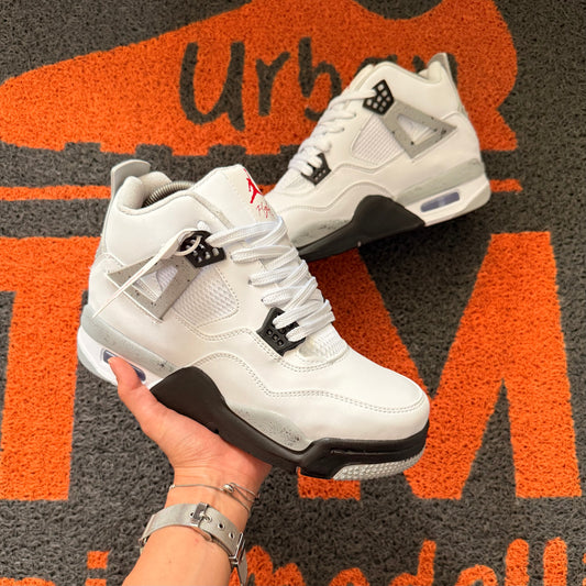 RETRO 4 BLANCO X GRIS