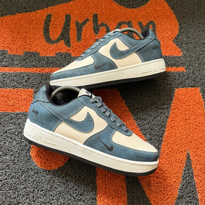 AF1 BLANCO X AZUL PETROLEO