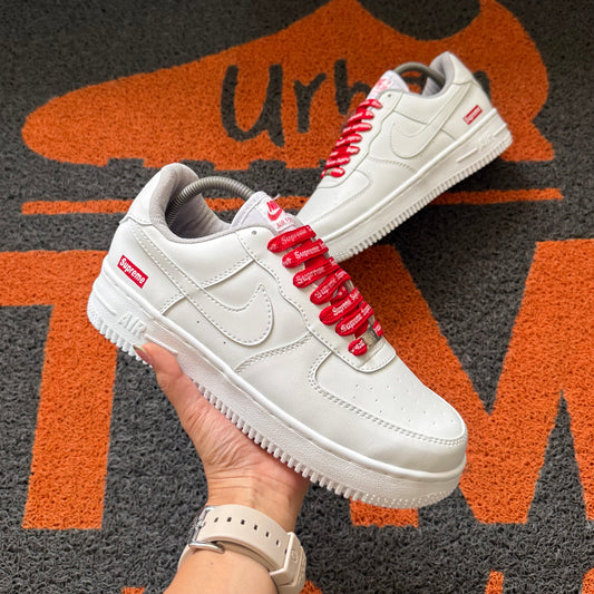 AF1 BLANCO X ROJO SUPREME