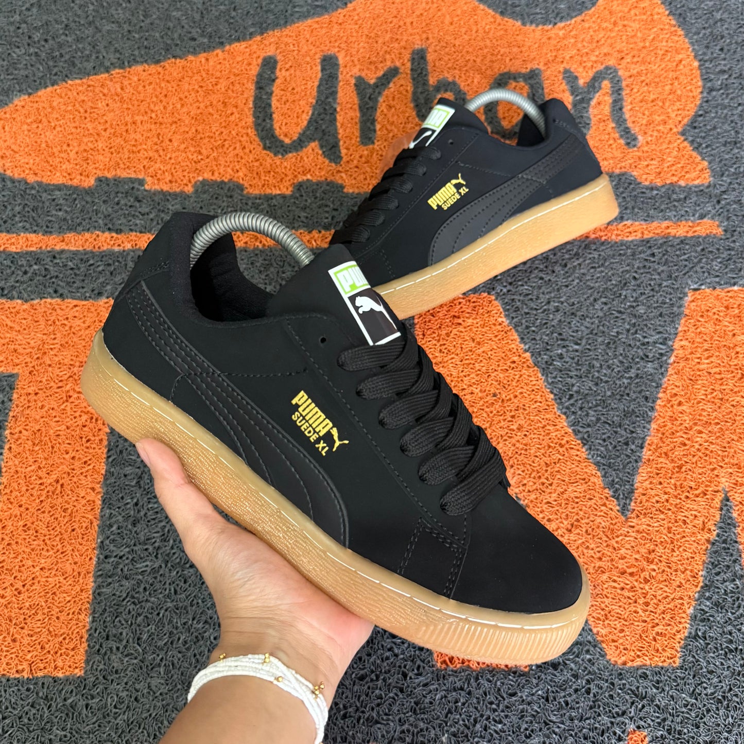 PUMA SUEDE XL NEGRO CREPE