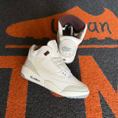 RETRO 3 BLANCO X GRIS