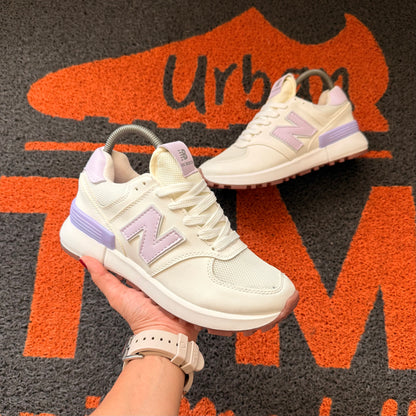 NEW BALANCE BLANCO LILA MUJER