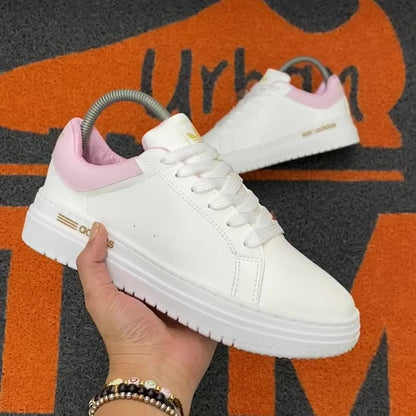 ADIDAS STAN BLANCO X ROSA