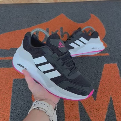 ADIDAS RUNNING FALCON NEGRO - FUCSIA