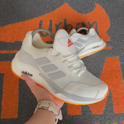 ADIDAS RUNNING MARFIL X NARANJA
