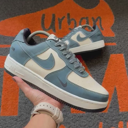 AF1 BLANCO X AZUL PETROLEO