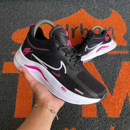 NIKE ZOOM NEGRO FUCSIA + PLANTILLA SEMIORTOPEDICA