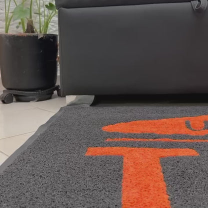 PUMA FUTURE GRIS X NARANJA